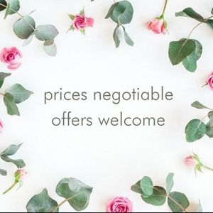 Negotiable Prices